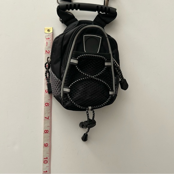 Super Mini Black top handle crossbody shoulder bag Backpack - Picture 7 of 12